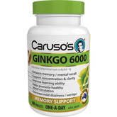 Caruso's Natural Health Ginkgo 6000 60 Tablets